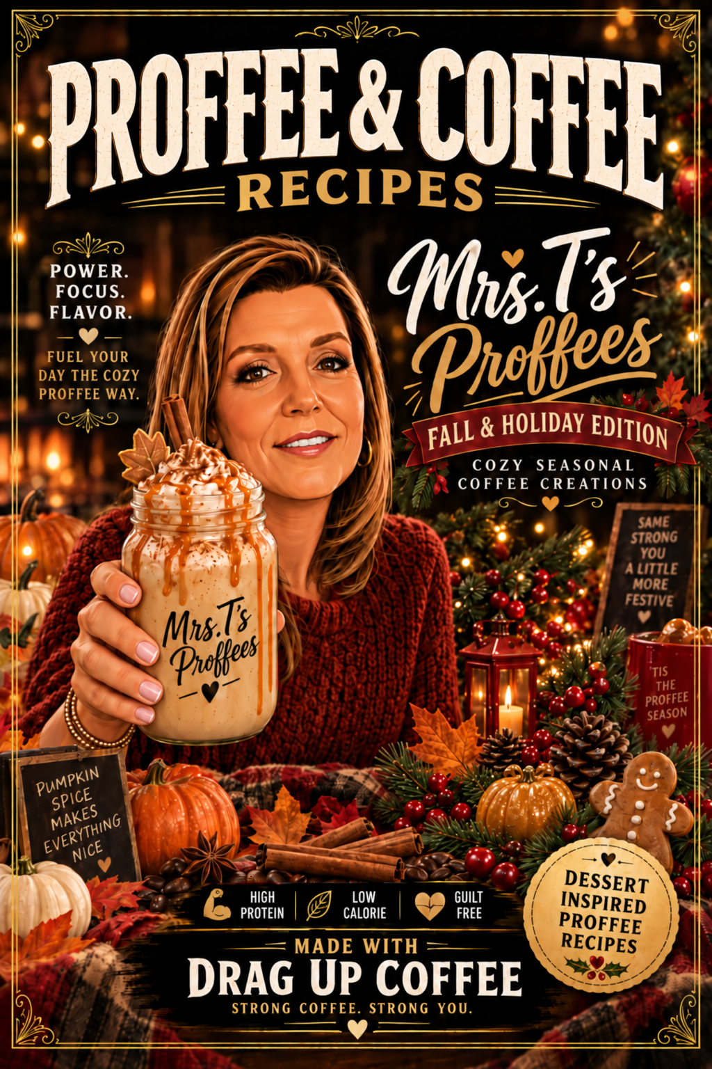 Mrs. T's Fall-Holiday Proffee & Coffee Recipe E-Book